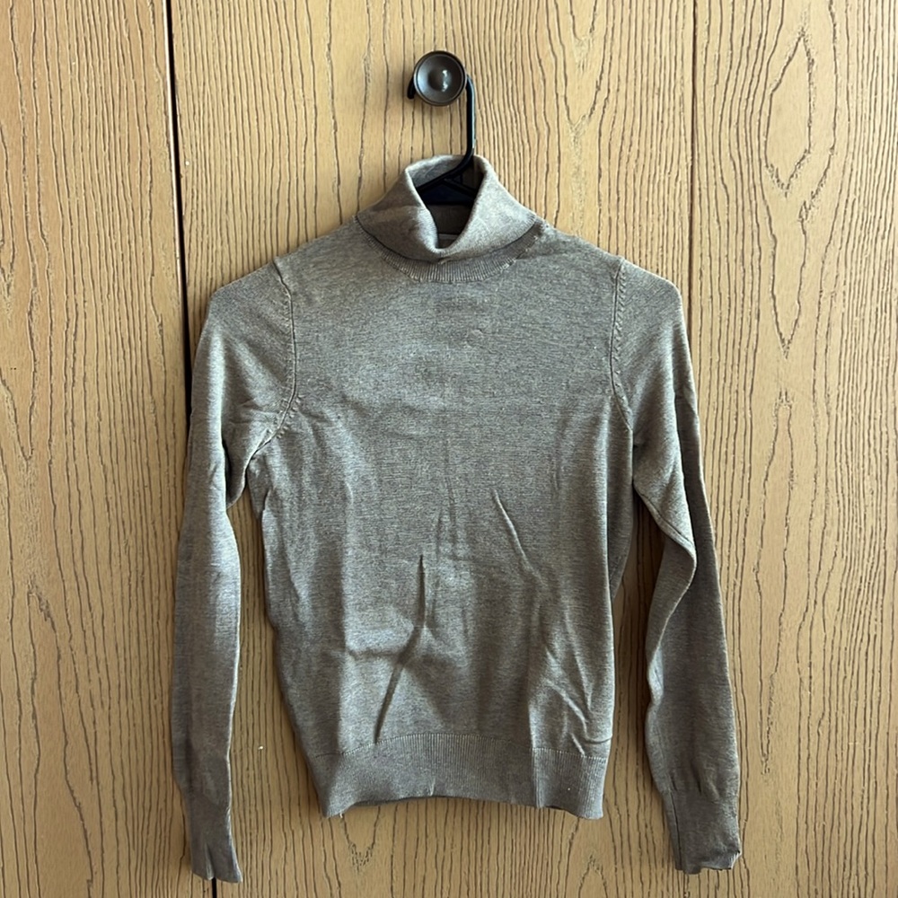 H&M Tan Turtleneck Sweater